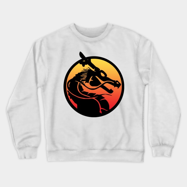 Mortal Kombat Shenron Crewneck Sweatshirt by DennisMcCarson